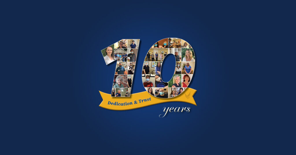 Pegasus Senior Living | 10 Years of Dedication & Trust