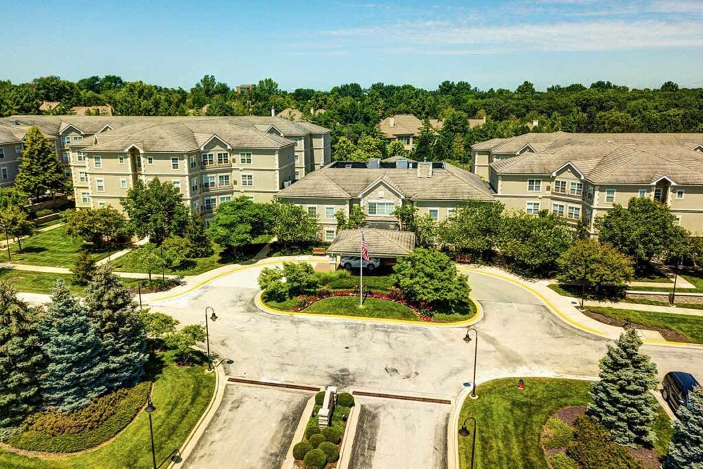 Town Village of Leawood | Aerial View Outside