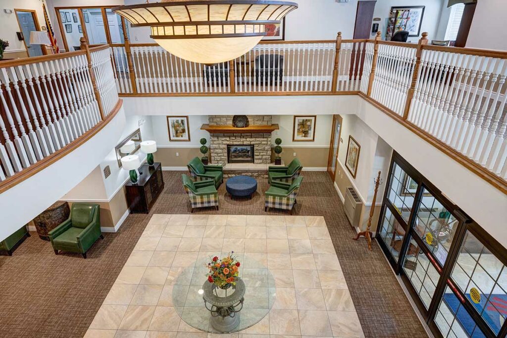 Town Village of Leawood | Lobby Aerial View