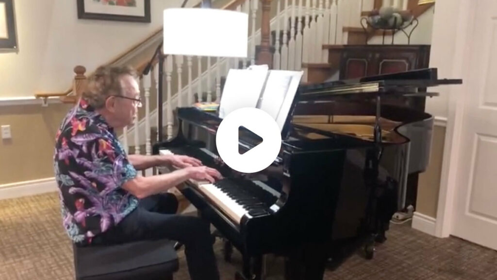 Town Village of Leawood | Watch Richard play the piano at Town Village of Leawood in Leawood, KS.