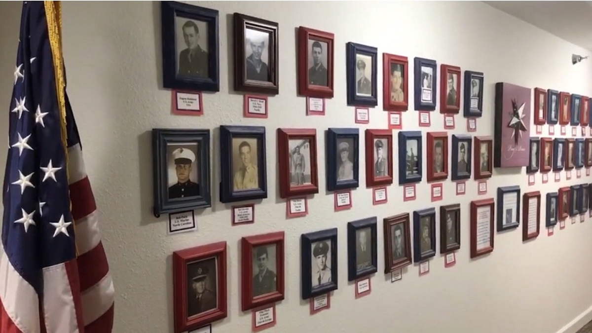 Town Village of Leawood | Wall of Honor for veteran residents