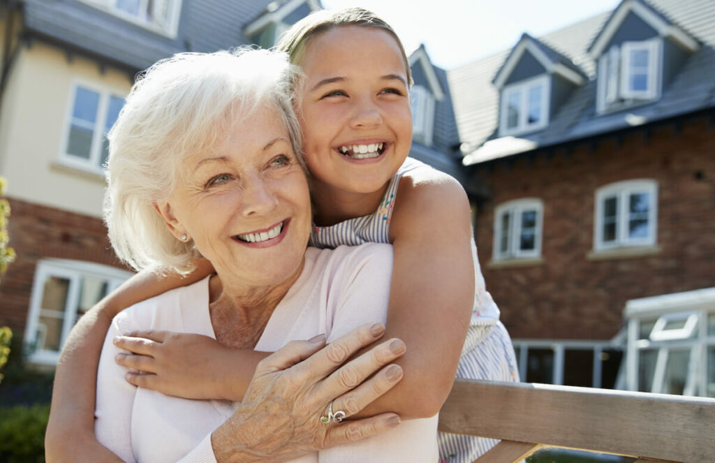 Pegasus Senior Living | Senior and her granddaughter