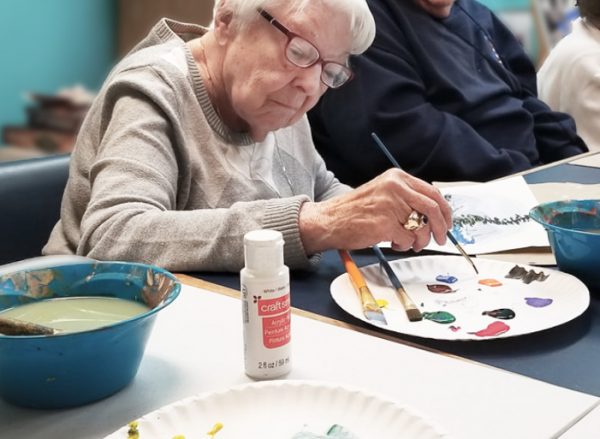 Tucson Place at Ventana Canyon | Resident painting Tucson Place at Ventana Canyon | Resident painting