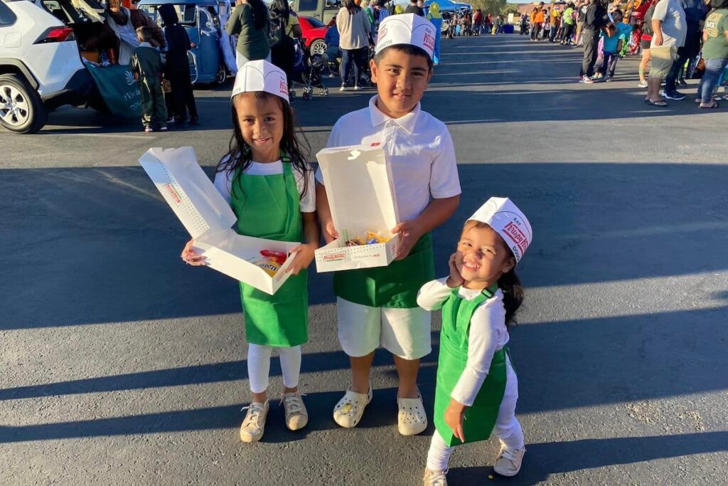 Whispering Winds of Apple Valley | Kids wearing Krispy Kreme costumes