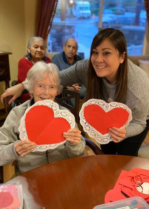 Pegasus Senior Living | Valentines for Veterans activity