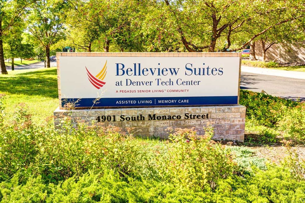 Belleview Suites at DTC | Entrance Sign