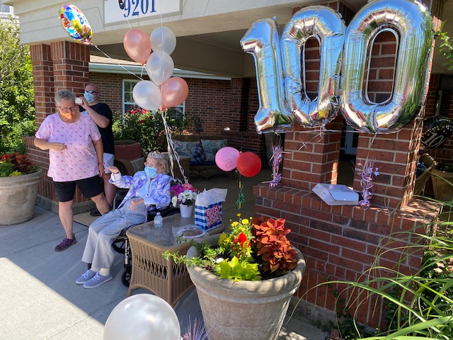 Pegasus Senior Living | Elouise's 100th birthday party
