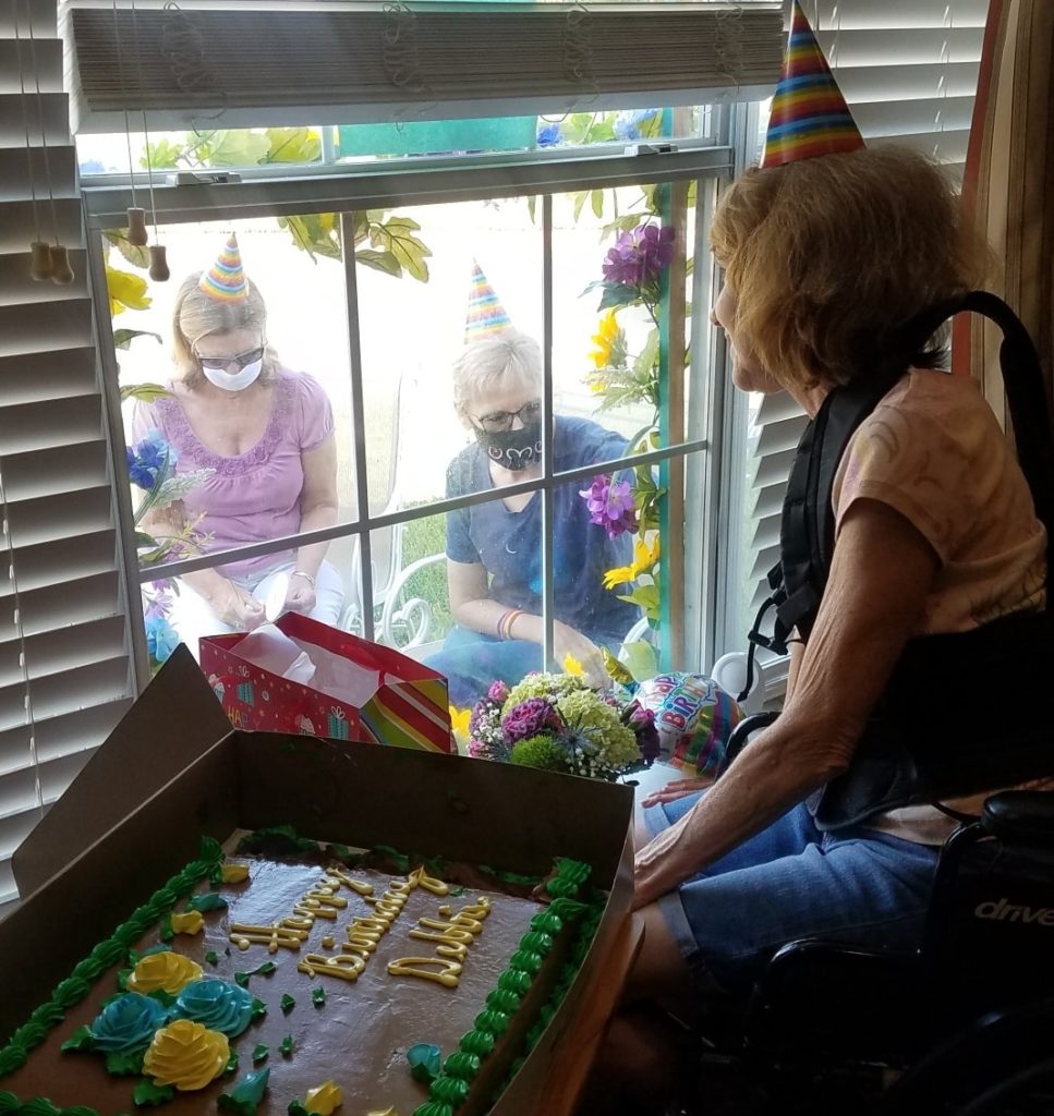 Pegasus Senior Living | Window visit