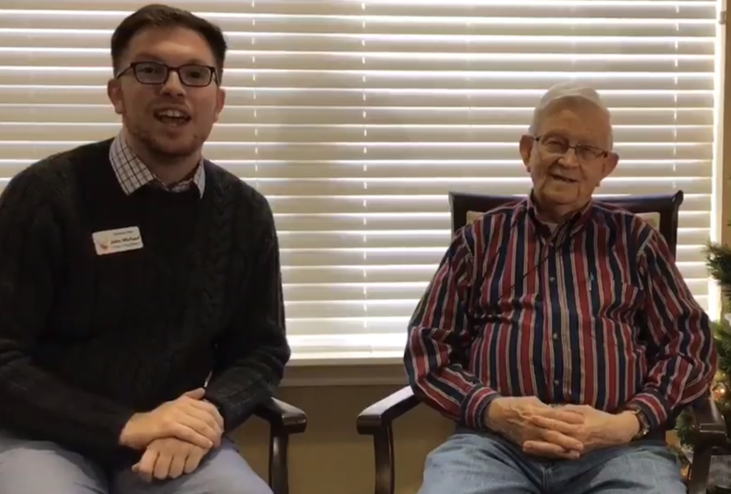 Pegasus Senior Living | Robert White with associate