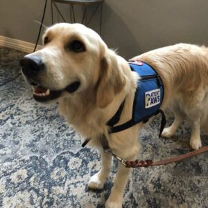 Pegasus Senior Living | Service dog smiling