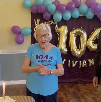 Broadway Mesa Village | Vivian on her 104th birthday