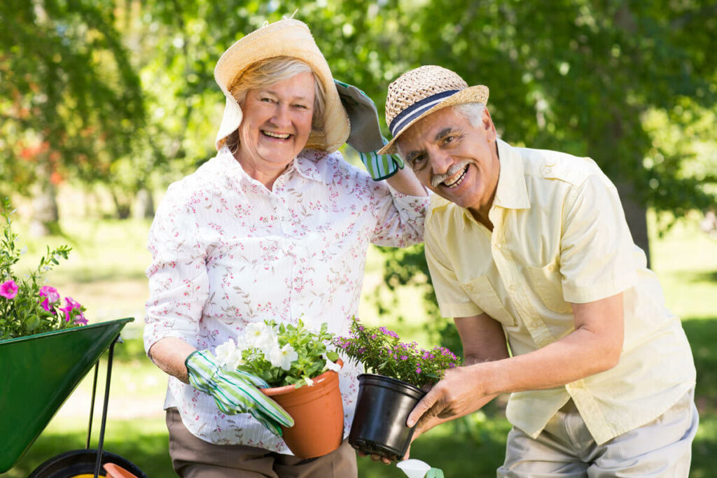 Broadway Mesa Village | Seniors gardening