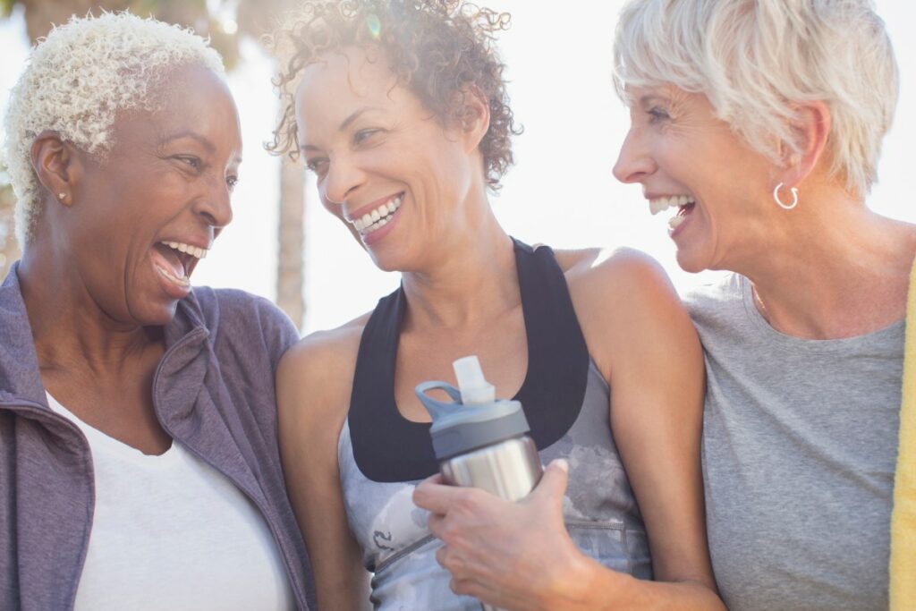 Ridgmar Place | Senior women laughing after workout