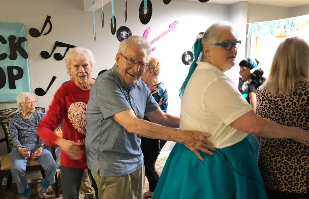 Tucson Place | Seniors at an event