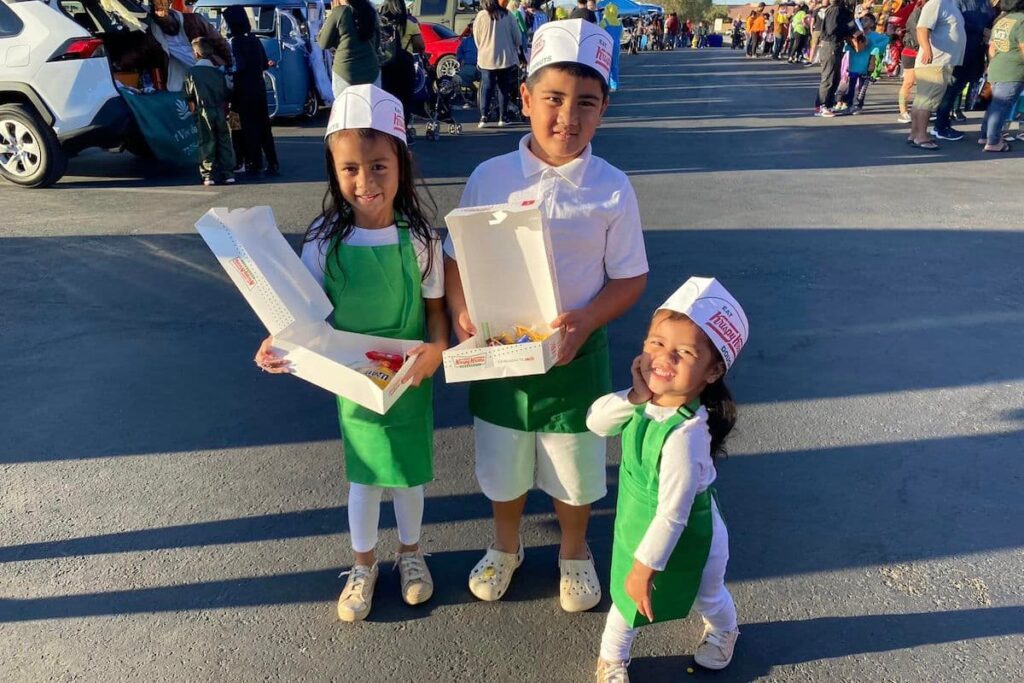Whispering Winds of Apple Valley | Kids wearing Krispy Kreme costumes