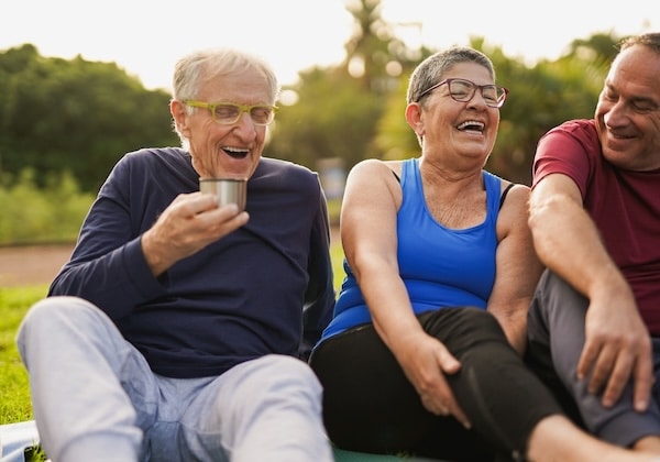 Pegasus Senior Living | Seniors having a picnic