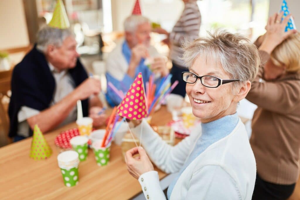 Pegasus Senior Living | Seniors having a party