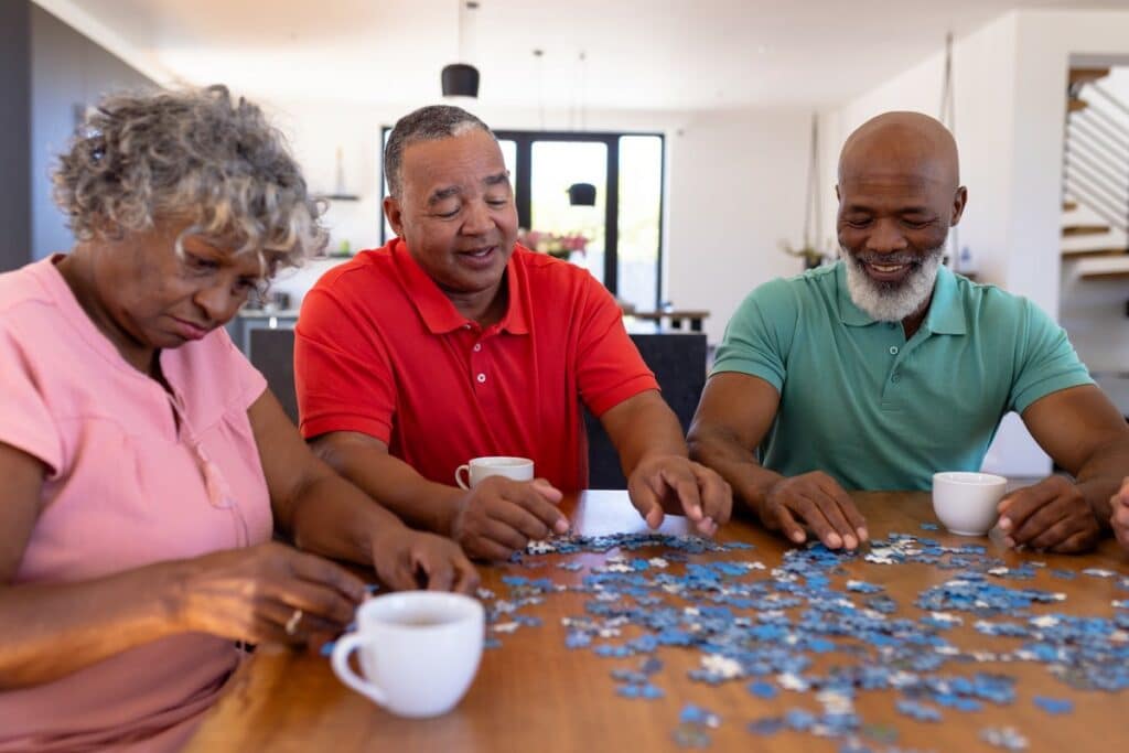 Pegasus Senior Living | Seniors having a picnic