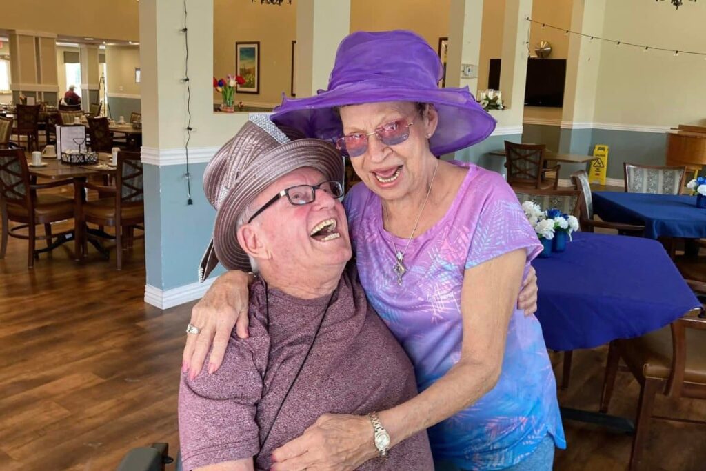Broadway Mesa Village | A wonderful time was had at Broadway Mesa Village’s Garden Gala party in April 2024. Residents, staff, families, and friends donned their big hats and spring outfits for the special occasion.